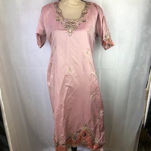 Designs art embroidered womens large dress set